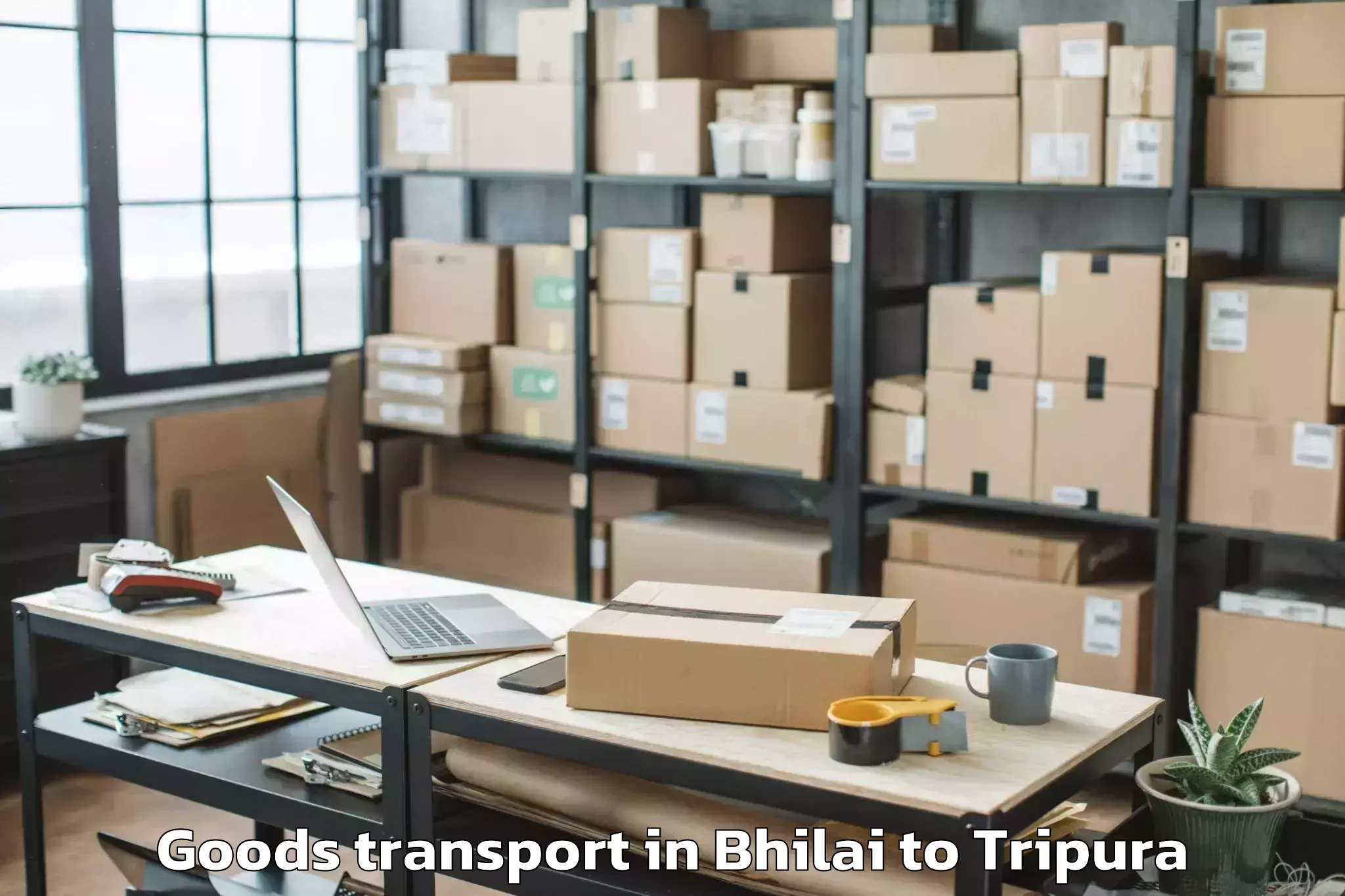 Comprehensive Bhilai to Khowai Goods Transport